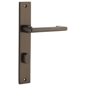 Baltimore Return Lever Rectangular Backplate Signature Brass by Iver, a Door Hardware for sale on Style Sourcebook