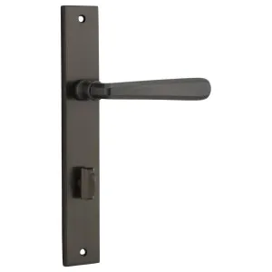 Copenhagen Lever Rectangular Backplate Signature Brass by Iver, a Door Hardware for sale on Style Sourcebook