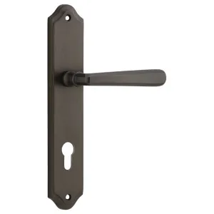 Copenhagen Lever Shouldered Backplate Signature Brass by Iver, a Door Hardware for sale on Style Sourcebook