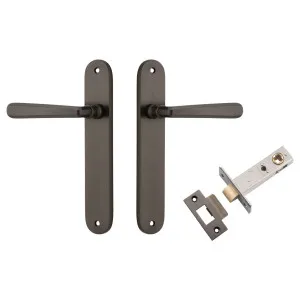 Copenhagen Lever Oval Backplate Passage Kit Signature Brass by Iver, a Door Hardware for sale on Style Sourcebook