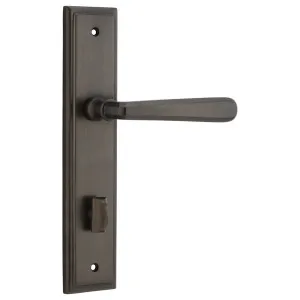 Copenhagen Lever Stepped Backplate Signature Brass by Iver, a Door Hardware for sale on Style Sourcebook