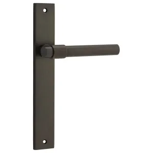 Helsinki Lever Rectangular Backplate Signature Brass by Iver, a Door Hardware for sale on Style Sourcebook