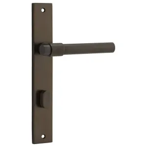 Helsinki Lever Rectangular Backplate Signature Brass by Iver, a Door Hardware for sale on Style Sourcebook