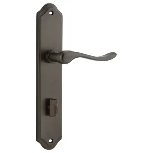 Stirling Lever Shouldered Backplate Signature Brass by Iver, a Door Hardware for sale on Style Sourcebook