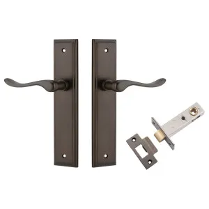 Stirling Lever Stepped Backplate Passage Kit Signature Brass by Iver, a Door Hardware for sale on Style Sourcebook