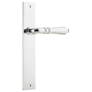Sarlat Rectangular Lever Latch Set, Chrome by Iver, a Door Hardware for sale on Style Sourcebook