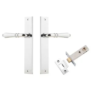 Sarlat Lever Rectangular Backplate Passage Kit Polished Chrome by Iver, a Door Hardware for sale on Style Sourcebook