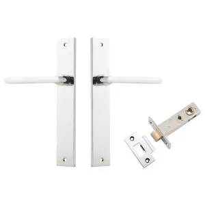 Baltimore Lever Rectangular Backplate Passage Kit Polished Chrome by Iver, a Door Hardware for sale on Style Sourcebook