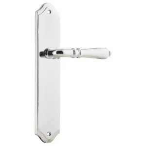Sarlat Shouldered Lever Latch Set, Chrome by Iver, a Door Hardware for sale on Style Sourcebook
