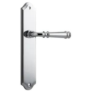 Verona Lever Shouldered Backplate Polished Chrome by Iver, a Door Hardware for sale on Style Sourcebook