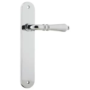 Sarlat Oval Lever Latch Set, Chrome by Iver, a Door Hardware for sale on Style Sourcebook