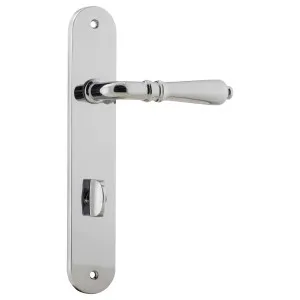 Sarlat Oval 85mm Privacy Lever Set, Chrome by Iver, a Door Hardware for sale on Style Sourcebook