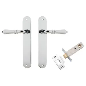 Sarlat Lever Oval Backplate Passage Kit Polished Chrome by Iver, a Door Hardware for sale on Style Sourcebook