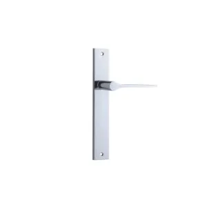 Como Lever Polished Chrome Rectangular Backplate by Iver, a Door Hardware for sale on Style Sourcebook