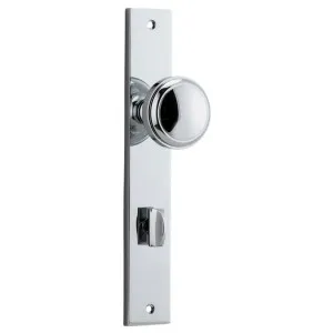 Paddington Knob Rectangular Backplate Polished Chrome by Iver, a Door Hardware for sale on Style Sourcebook