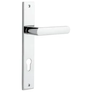 Osaka Lever Rectangular Backplate Polished Chrome by Iver, a Door Hardware for sale on Style Sourcebook