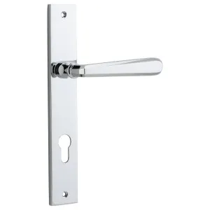 Copenhagen Lever Rectangular Backplate Polished Chrome by Iver, a Door Hardware for sale on Style Sourcebook