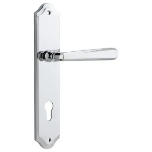 Copenhagen Lever Shouldered Backplate Polished Chrome by Iver, a Door Hardware for sale on Style Sourcebook