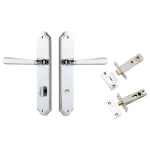 Copenhagen Lever Shouldered Backplate Privacy Kit w Privacy Turn Polished Chrome by Iver, a Door Hardware for sale on Style Sourcebook
