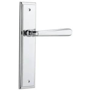 Copenhagen Lever Stepped Backplate Polished Chrome by Iver, a Door Hardware for sale on Style Sourcebook