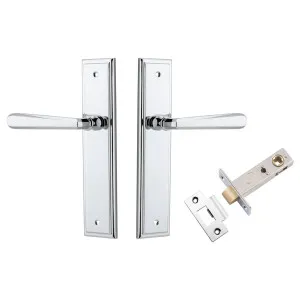 Copenhagen Lever Stepped Backplate Passage Kit Polished Chrome by Iver, a Door Hardware for sale on Style Sourcebook