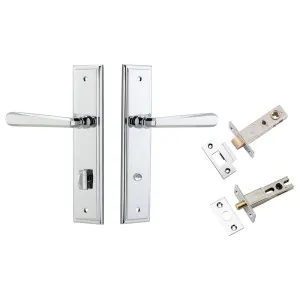 Copenhagen Lever Steppedd Backplate Privacy Kit w Privacy Turn Polished Chrome by Iver, a Door Hardware for sale on Style Sourcebook