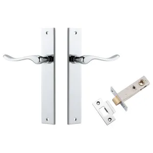 Stirling Lever Rectangular Backplate Passage Kit Polished Chrome by Iver, a Door Hardware for sale on Style Sourcebook