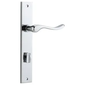 Stirling Lever Rectangular Backplate Polished Chrome by Iver, a Door Hardware for sale on Style Sourcebook