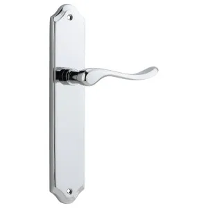 Stirling Lever Shouldered Backplate Polished Chrome by Iver, a Door Hardware for sale on Style Sourcebook