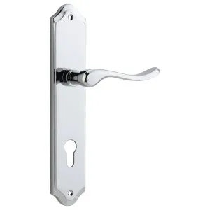 Stirling Lever Shouldered Backplate Polished Chrome by Iver, a Door Hardware for sale on Style Sourcebook
