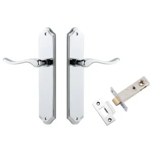 Stirling Lever Shouldered Backplate Passage Kit Polished Chrome by Iver, a Door Hardware for sale on Style Sourcebook
