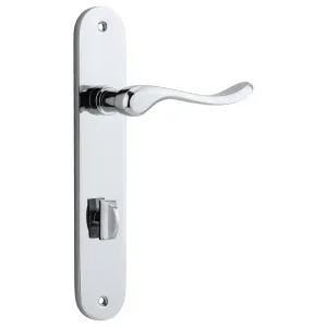 Stirling Lever Oval Backplate Polished Chrome by Iver, a Door Hardware for sale on Style Sourcebook