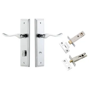 Stirling Lever Stepped Backplate Privacy Kit w Privacy Turn Polished Chrome by Iver, a Door Hardware for sale on Style Sourcebook