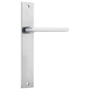 Baltimore Rect Lever Latch Set, Brushed Chrome by Iver, a Door Hardware for sale on Style Sourcebook