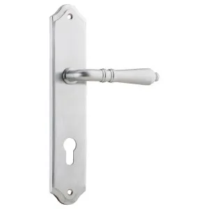 Sarlat Shouldered 85mm Euro Lever Set, Satin CH by Iver, a Door Hardware for sale on Style Sourcebook