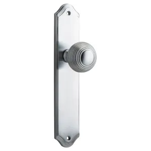 Guildford Knob Shouldered Backplate Brushed Chrome by Iver, a Door Hardware for sale on Style Sourcebook