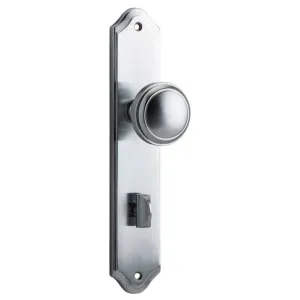 Paddington Knob Shouldered Backplate Brushed Chrome by Iver, a Door Hardware for sale on Style Sourcebook