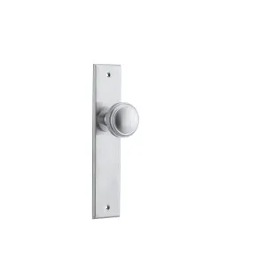 Paddington Knob Brushed Chrome Chamfered Backplate by Iver, a Door Hardware for sale on Style Sourcebook