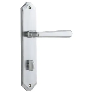 Copenhagen Lever Shouldered Backplate Brushed Chrome by Iver, a Door Hardware for sale on Style Sourcebook