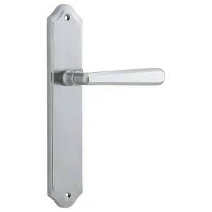 Copenhagen Lever Shouldered Backplate Brushed Chrome by Iver, a Door Hardware for sale on Style Sourcebook