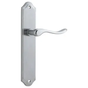 Stirling Lever Shouldered Backplate Brushed Chrome by Iver, a Door Hardware for sale on Style Sourcebook
