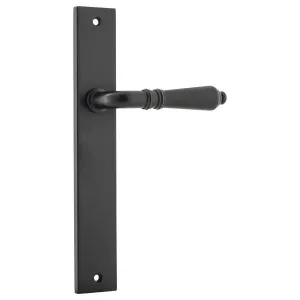 Sarlat Rectangular Lever Latch Set, Matte Black by Iver, a Door Hardware for sale on Style Sourcebook