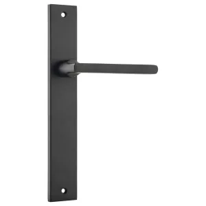 Baltimore Rectangular Lever Latch Set, Matte Black by Iver, a Door Hardware for sale on Style Sourcebook