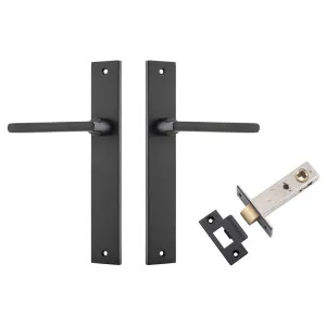 Baltimore Lever Rectangular Backplate Passage Kit Matt Black by Iver, a Door Hardware for sale on Style Sourcebook