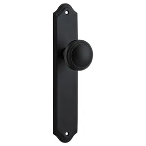 Paddington Knob Shouldered Backplate Matt Black by Iver, a Door Hardware for sale on Style Sourcebook