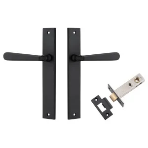 Copenhagen Lever Rectangular Backplate Passage Kit Matt Black by Iver, a Door Hardware for sale on Style Sourcebook