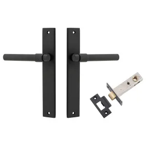 Helsinki Lever Rectangular Backplate Passage Kit Matt Black by Iver, a Door Hardware for sale on Style Sourcebook