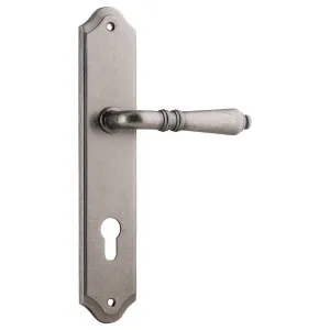 Sarlat Shouldered 85mm Euro Lever Set, Distressed Nickel by Iver, a Door Hardware for sale on Style Sourcebook