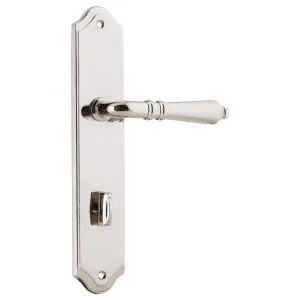 Sarlat Shouldered 85mm Privacy Lever Set, Pol. Nic by Iver, a Door Hardware for sale on Style Sourcebook