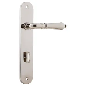Sarlat Oval 85mm Privacy Lever Set, Polish Nickel by Iver, a Door Hardware for sale on Style Sourcebook